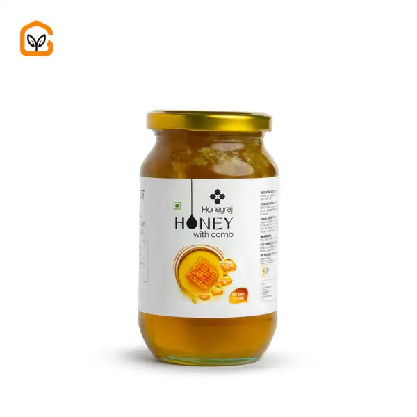 Honeyraj Mixed Flower Honey with Honeycomb 500gm
