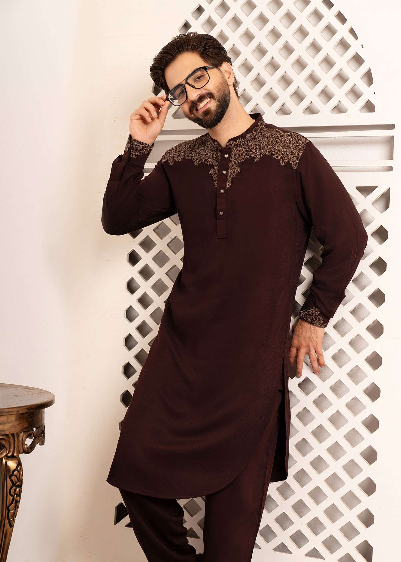 Men’s Signature Kabli Set – COFFEE 2